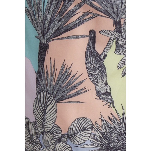 New SAXX Oh Buoy 2N1 Volley 5" Shorts Mens Swim Drop Temp Liner Tropical Birds - Picture 4 of 10